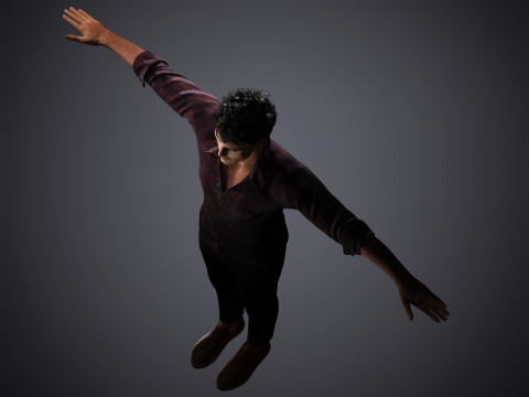 Джейкоб Елорді Персонаж 3D Модель