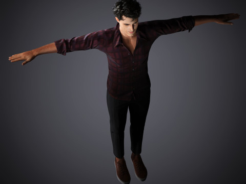 Джейкоб Елорді Персонаж 3D Модель