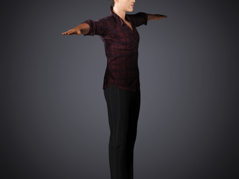 Джейкоб Елорді Персонаж 3D Модель