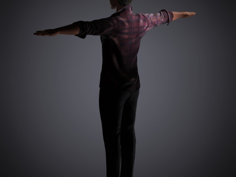 Джейкоб Елорді Персонаж 3D Модель