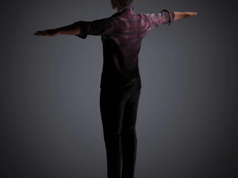 Jacob Elordi Character 3D Model