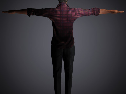 Джейкоб Елорді Персонаж 3D Модель