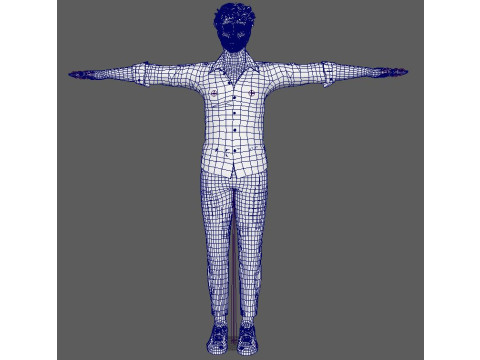 Джейкоб Елорді Персонаж 3D Модель