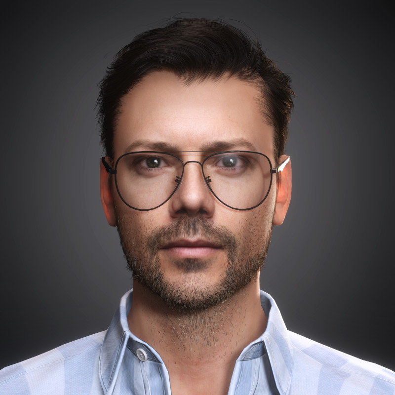 Alvaro Morte Karakteri 3D Model .c4d .max .obj .3ds .fbx .stl .blend 