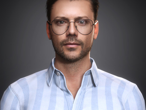 Alvaro Morte Karakteri 3D Model