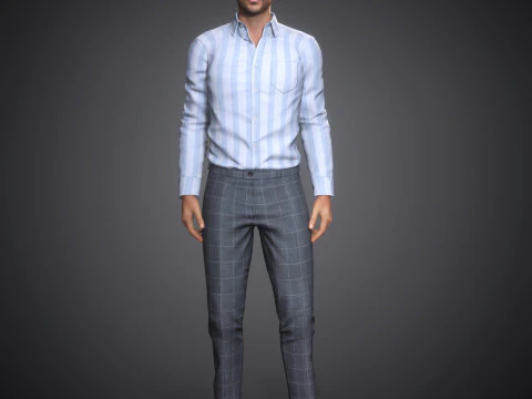 Alvaro Morte Character 3D Model