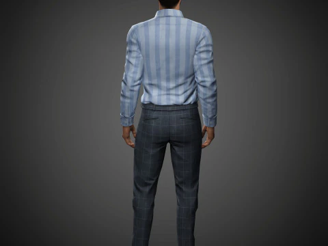 Alvaro Morte Character 3D Model