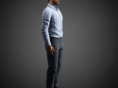Alvaro Morte Character 3D Model