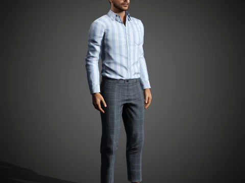 Alvaro Morte Character 3D Model