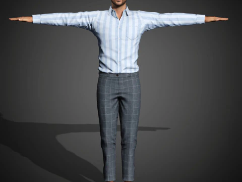 Alvaro Morte Character 3D Model