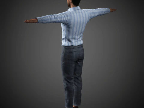 Alvaro Morte Character 3D Model