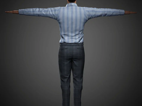 Alvaro Morte Character 3D Model