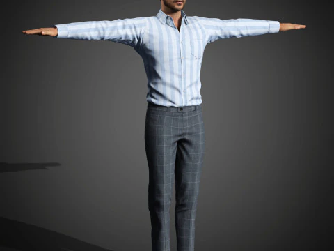 Alvaro Morte Character 3D Model