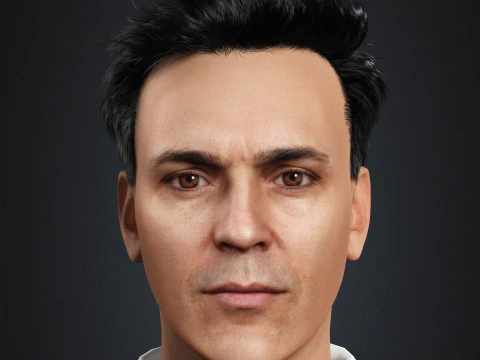 Pedro Alonso Charakter 3D Modell