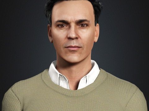 Pedro Alonso Character 3D Model