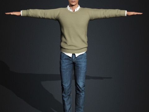 Pedro Alonso Character 3D Model