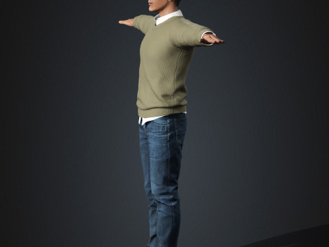 Pedro Alonso Character 3D Model