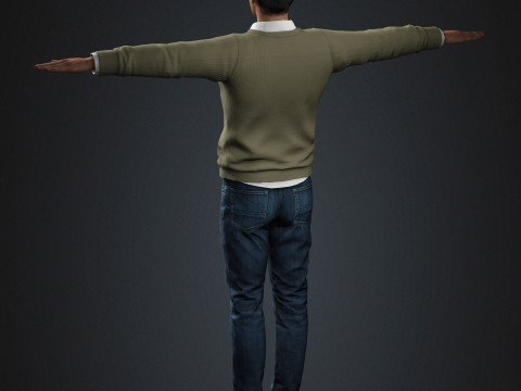 Pedro Alonso Character 3D Model
