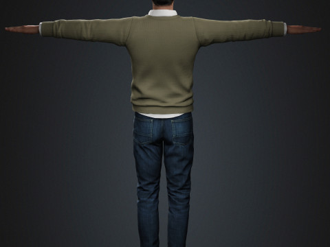 Pedro Alonso Character 3D Model