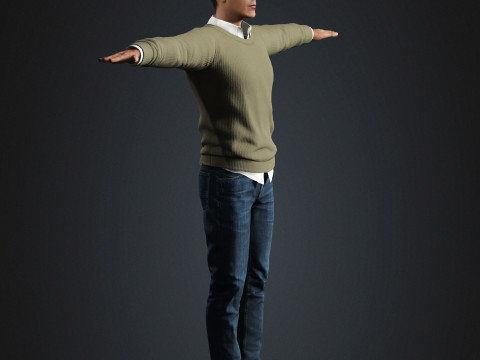 Pedro Alonso Character 3D Model