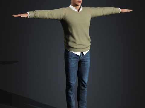 Pedro Alonso Character 3D Model