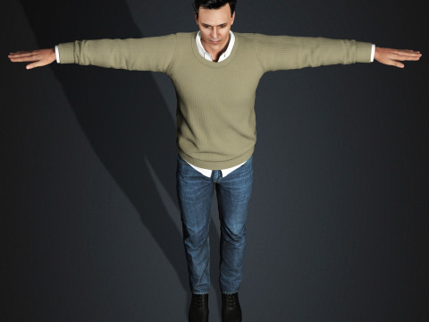 Pedro Alonso Character 3D Model