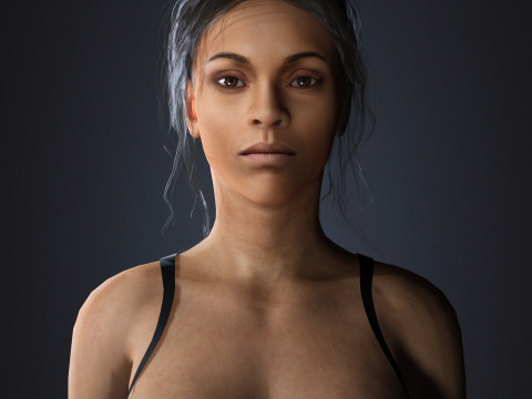 조이 샐다나 캐릭터 3D 모델