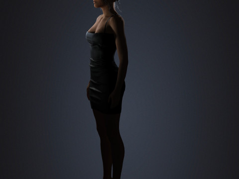 조이 샐다나 캐릭터 3D 모델