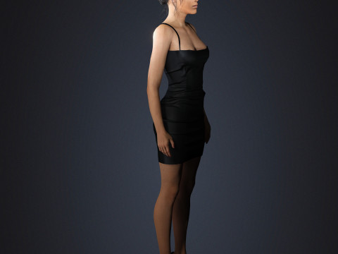 조이 샐다나 캐릭터 3D 모델