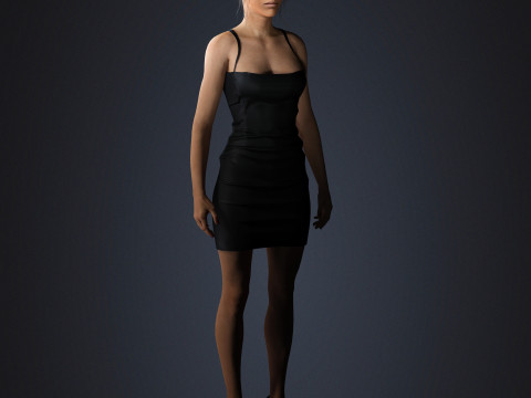 조이 샐다나 캐릭터 3D 모델