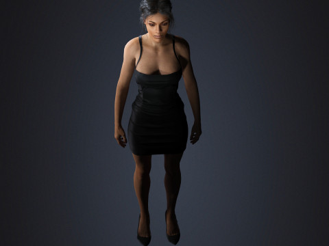 조이 샐다나 캐릭터 3D 모델