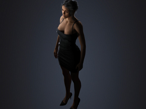 조이 샐다나 캐릭터 3D 모델