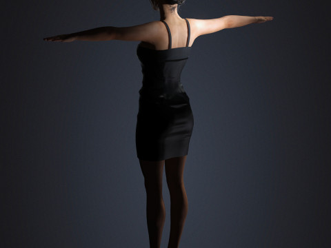 조이 샐다나 캐릭터 3D 모델