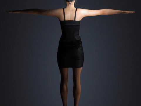 Zoe Saldana Character 3D Model