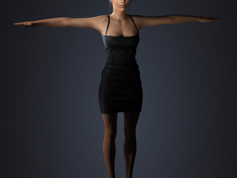 조이 샐다나 캐릭터 3D 모델