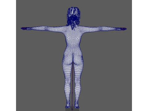 Zoe Saldana Character 3D Model