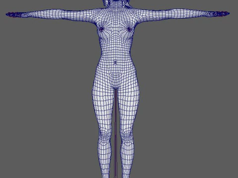 Zoe Saldana Character 3D Model