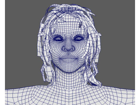 조이 샐다나 캐릭터 3D 모델