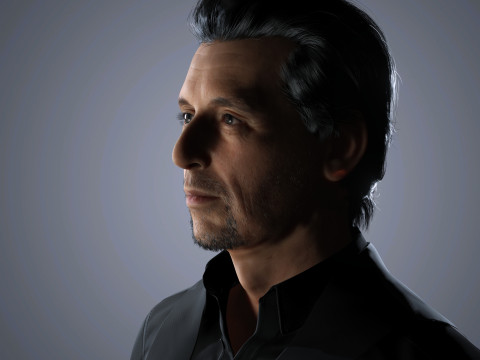 Al Pacino Personnage low-poly Modèle 3D