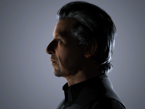 Al Pacino Personnage low-poly Modèle 3D