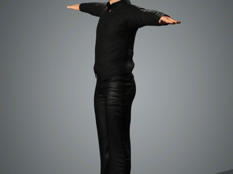 Al Pacino Personnage low-poly Modèle 3D