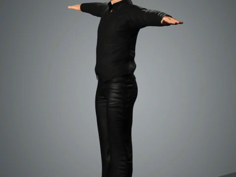 Al Pacino Character low-poly 3D Model