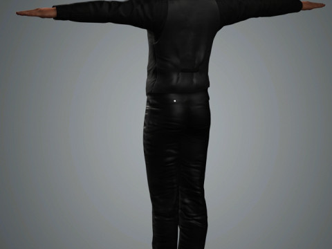 Al Pacino Personnage low-poly Modèle 3D