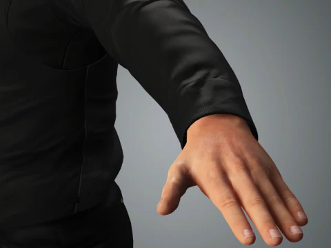 Al Pacino Character low-poly 3D Model