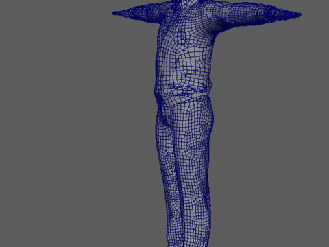 Al Pacino Personnage low-poly Modèle 3D