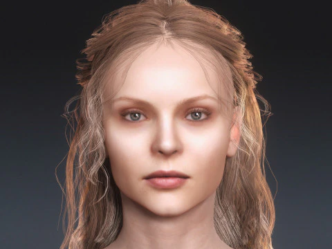 Magdalena Frackowiak Charakter 3D Modell