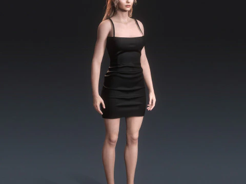 Magdalena Frackowiak Character 3D Model