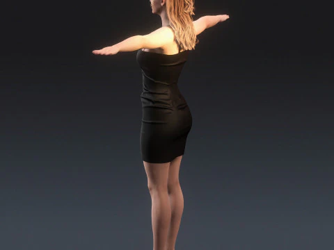 Magdalena Frackowiak Character 3D Model
