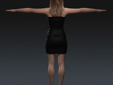 Magdalena Frackowiak Character 3D Model