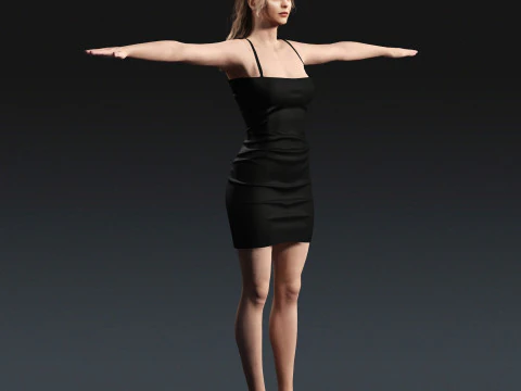 Magdalena Frackowiak Character 3D Model